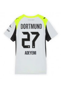 Borussia Dortmund Karim Adeyemi #27 Jalkapallovaatteet Naisten Vieraspaita 2025-26 Lyhythihainen